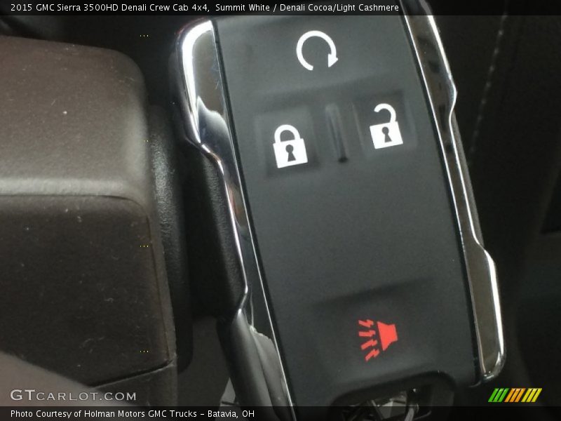 Summit White / Denali Cocoa/Light Cashmere 2015 GMC Sierra 3500HD Denali Crew Cab 4x4