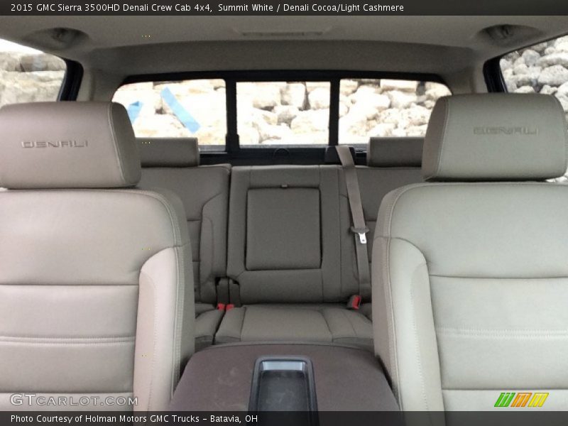 Summit White / Denali Cocoa/Light Cashmere 2015 GMC Sierra 3500HD Denali Crew Cab 4x4