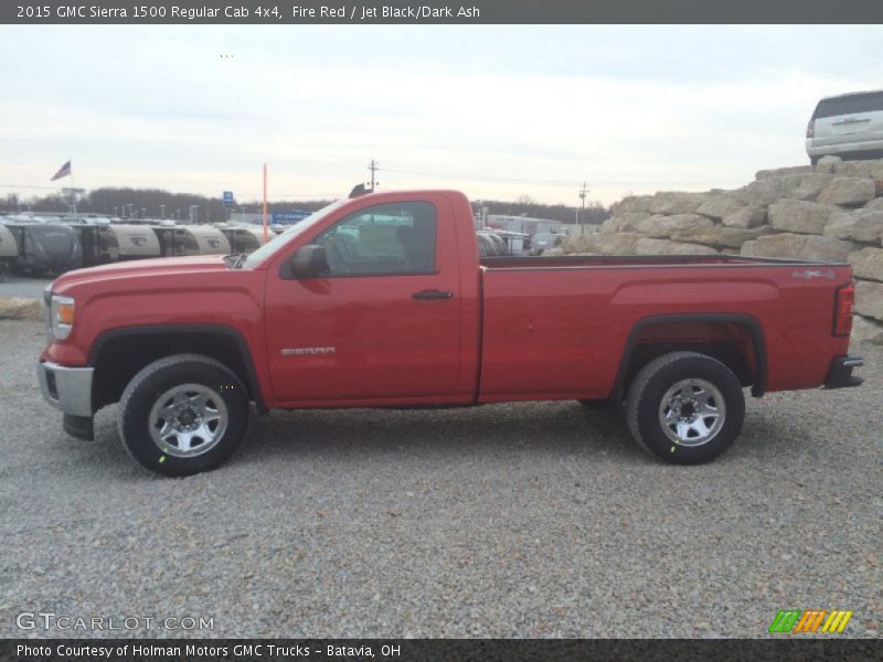 Fire Red / Jet Black/Dark Ash 2015 GMC Sierra 1500 Regular Cab 4x4