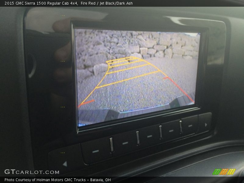 Fire Red / Jet Black/Dark Ash 2015 GMC Sierra 1500 Regular Cab 4x4
