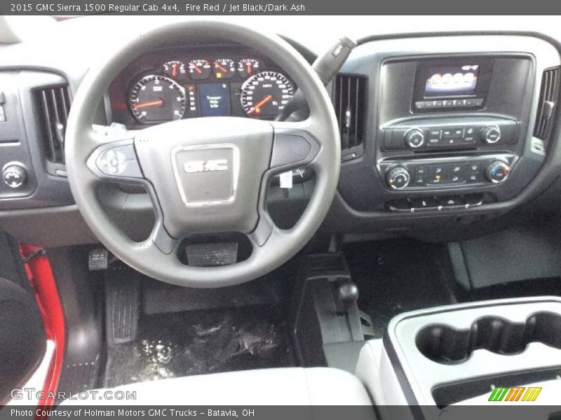 Fire Red / Jet Black/Dark Ash 2015 GMC Sierra 1500 Regular Cab 4x4