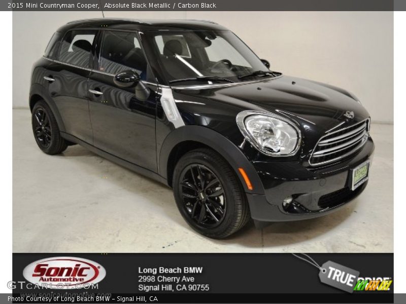 Absolute Black Metallic / Carbon Black 2015 Mini Countryman Cooper