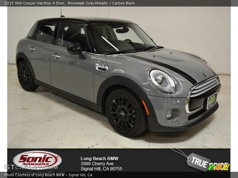 Moonwalk Gray Metallic / Carbon Black 2015 Mini Cooper Hardtop 4 Door