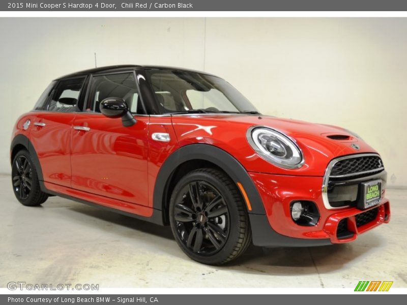 Chili Red / Carbon Black 2015 Mini Cooper S Hardtop 4 Door