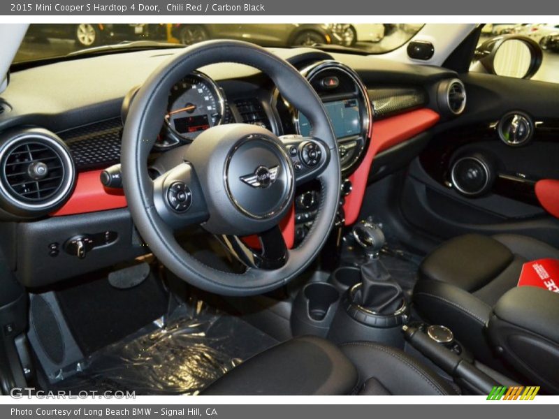Chili Red / Carbon Black 2015 Mini Cooper S Hardtop 4 Door