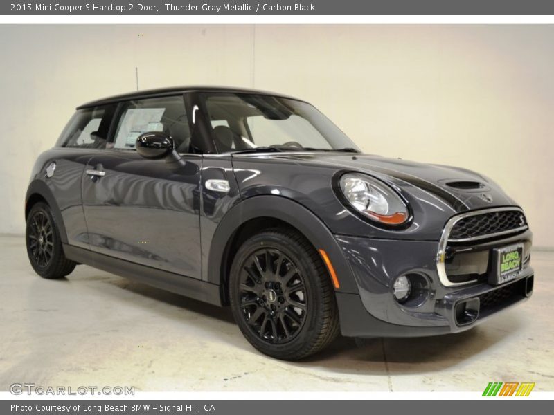 Thunder Gray Metallic / Carbon Black 2015 Mini Cooper S Hardtop 2 Door
