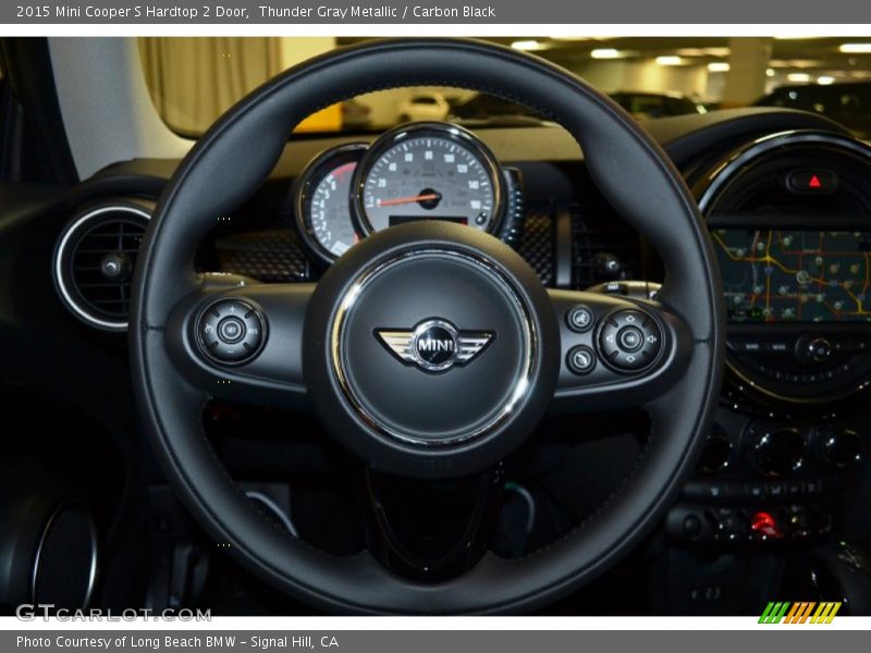 Thunder Gray Metallic / Carbon Black 2015 Mini Cooper S Hardtop 2 Door
