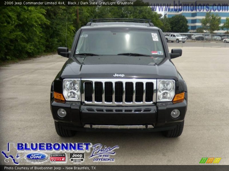 Black / Dark Slate Gray/Light Graystone 2006 Jeep Commander Limited 4x4