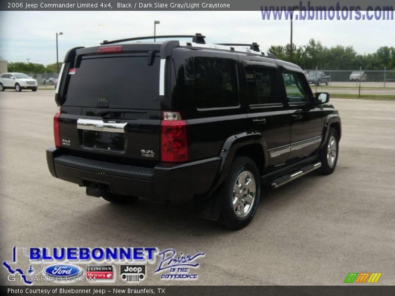 Black / Dark Slate Gray/Light Graystone 2006 Jeep Commander Limited 4x4