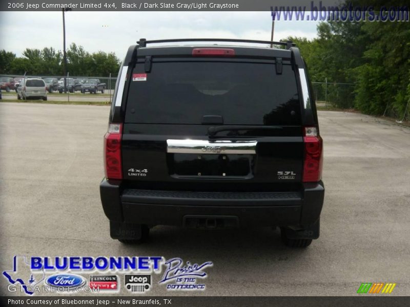 Black / Dark Slate Gray/Light Graystone 2006 Jeep Commander Limited 4x4