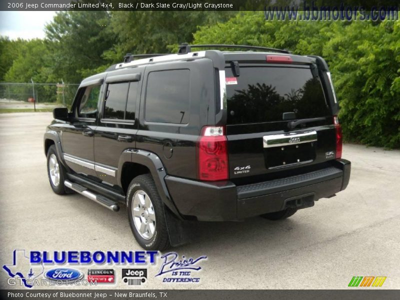 Black / Dark Slate Gray/Light Graystone 2006 Jeep Commander Limited 4x4