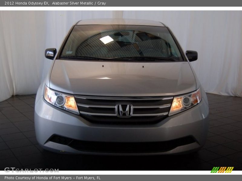 Alabaster Silver Metallic / Gray 2012 Honda Odyssey EX