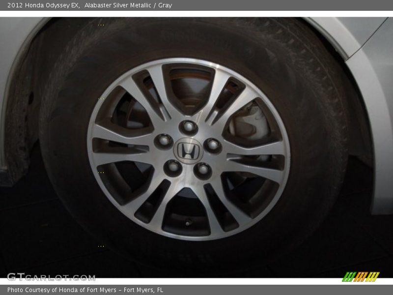 Alabaster Silver Metallic / Gray 2012 Honda Odyssey EX