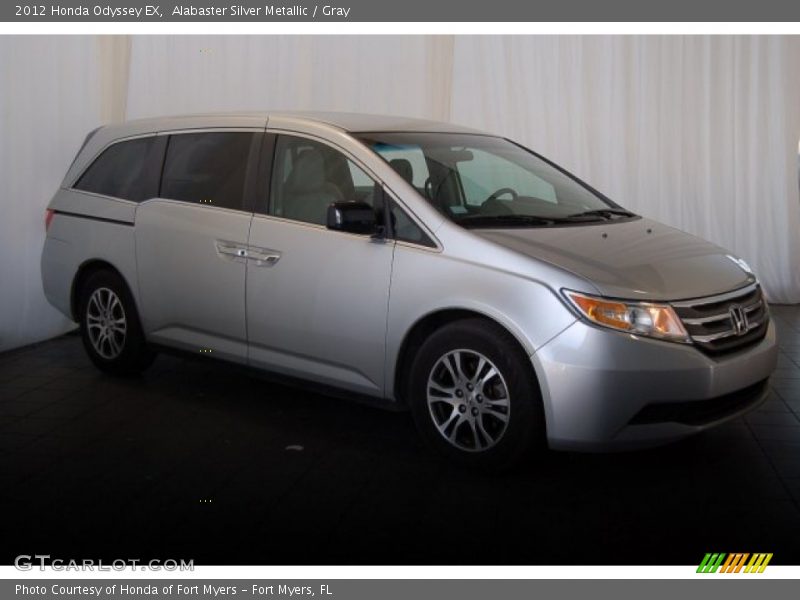 Alabaster Silver Metallic / Gray 2012 Honda Odyssey EX