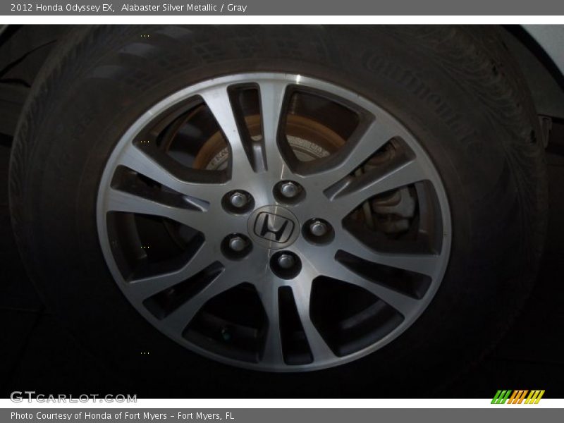 Alabaster Silver Metallic / Gray 2012 Honda Odyssey EX