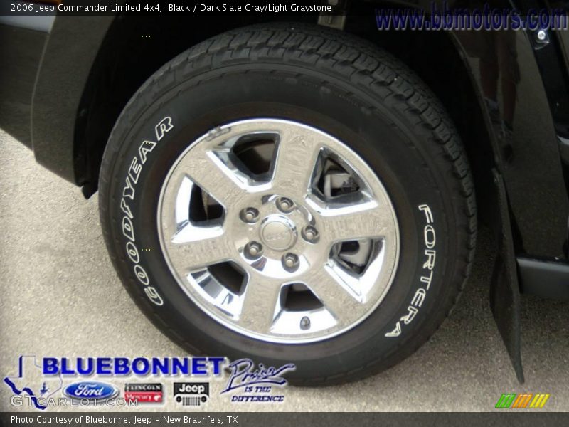 Black / Dark Slate Gray/Light Graystone 2006 Jeep Commander Limited 4x4