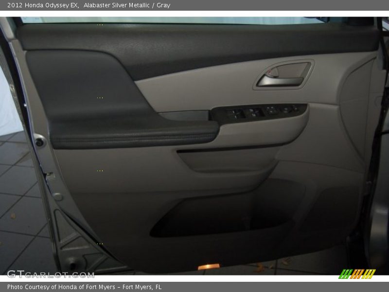 Alabaster Silver Metallic / Gray 2012 Honda Odyssey EX