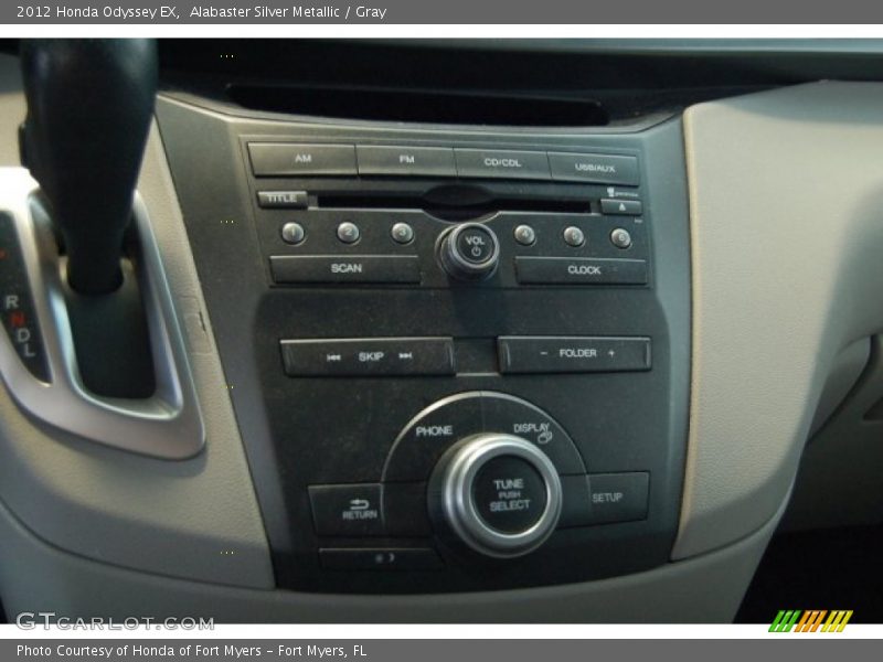 Alabaster Silver Metallic / Gray 2012 Honda Odyssey EX
