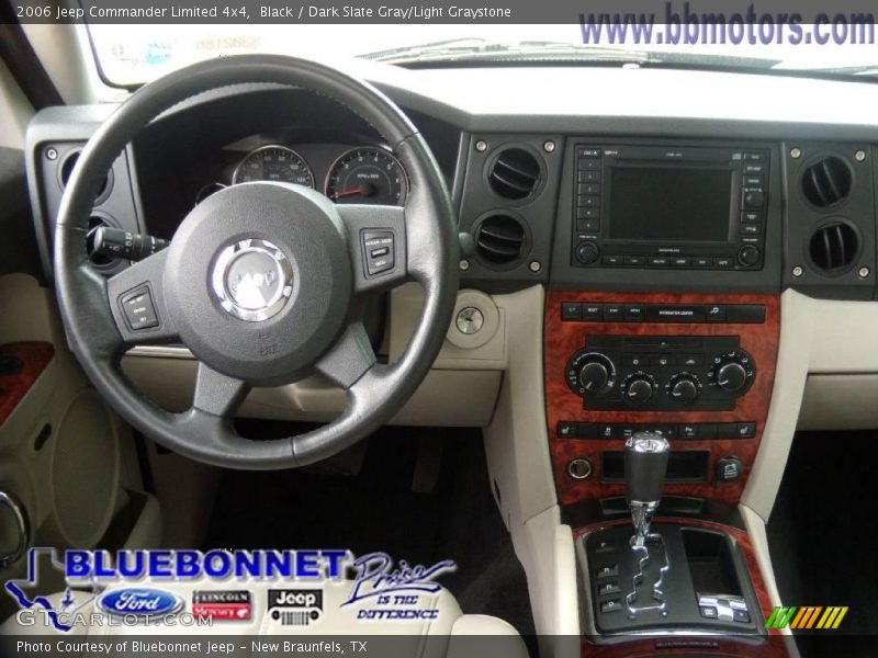 Black / Dark Slate Gray/Light Graystone 2006 Jeep Commander Limited 4x4