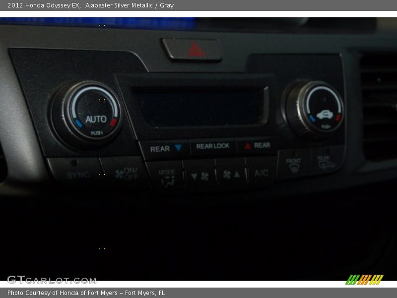 Alabaster Silver Metallic / Gray 2012 Honda Odyssey EX