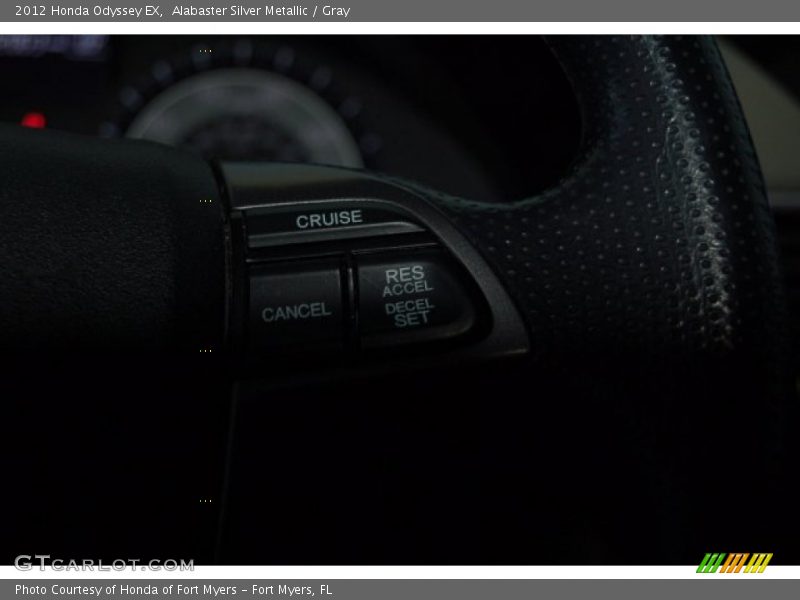 Alabaster Silver Metallic / Gray 2012 Honda Odyssey EX
