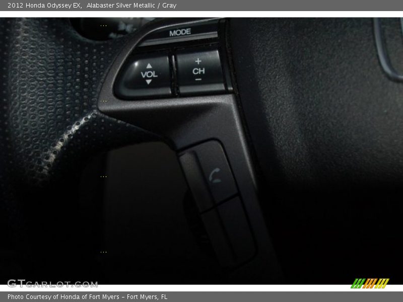 Alabaster Silver Metallic / Gray 2012 Honda Odyssey EX
