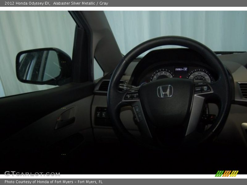 Alabaster Silver Metallic / Gray 2012 Honda Odyssey EX