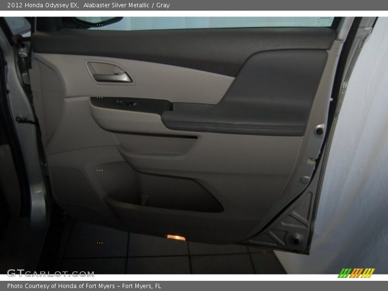 Alabaster Silver Metallic / Gray 2012 Honda Odyssey EX