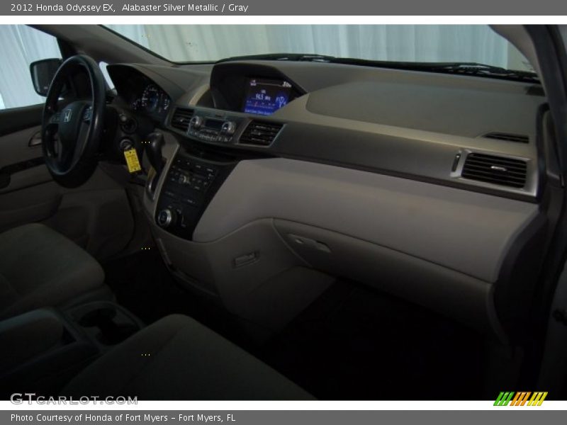 Alabaster Silver Metallic / Gray 2012 Honda Odyssey EX
