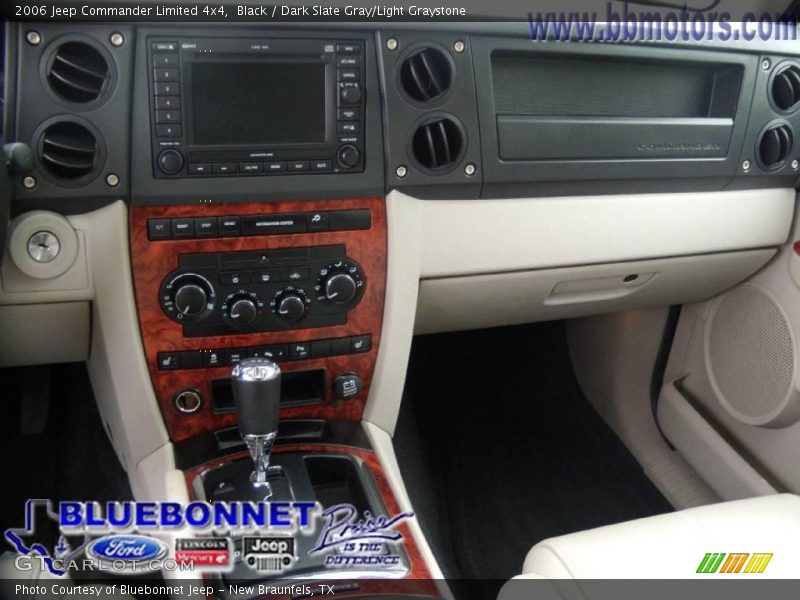 Black / Dark Slate Gray/Light Graystone 2006 Jeep Commander Limited 4x4