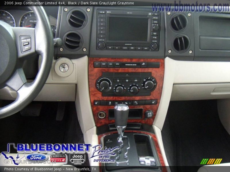 Black / Dark Slate Gray/Light Graystone 2006 Jeep Commander Limited 4x4