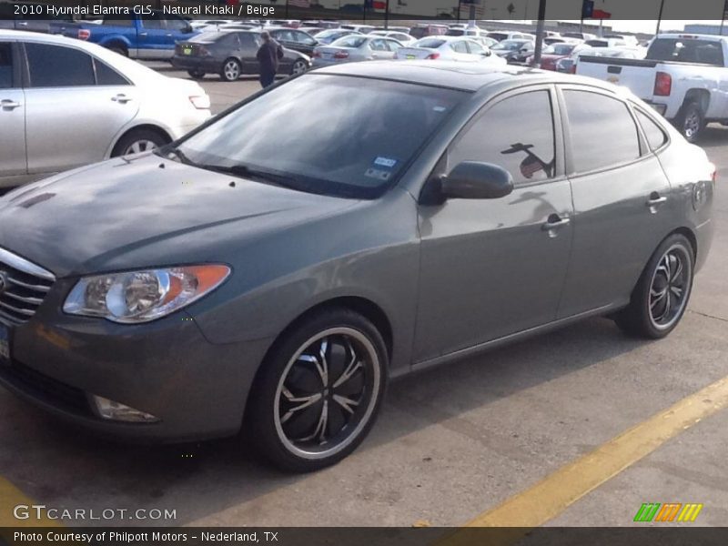 Natural Khaki / Beige 2010 Hyundai Elantra GLS