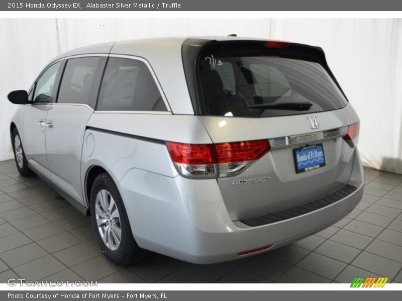 Alabaster Silver Metallic / Truffle 2015 Honda Odyssey EX