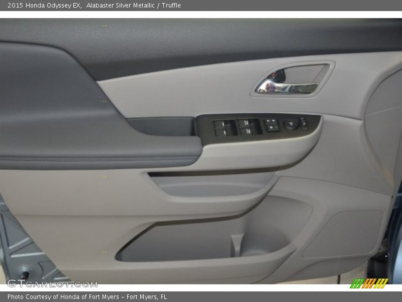 Alabaster Silver Metallic / Truffle 2015 Honda Odyssey EX