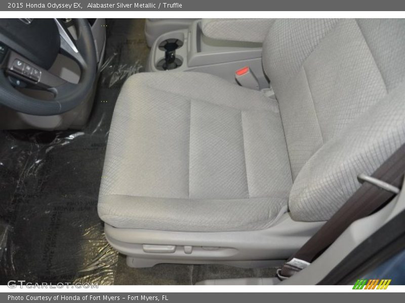 Alabaster Silver Metallic / Truffle 2015 Honda Odyssey EX