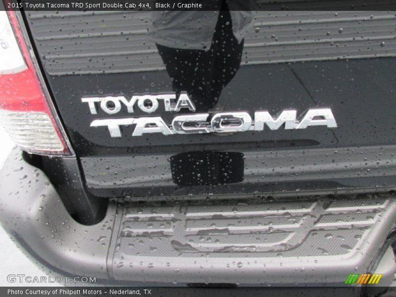 Black / Graphite 2015 Toyota Tacoma TRD Sport Double Cab 4x4