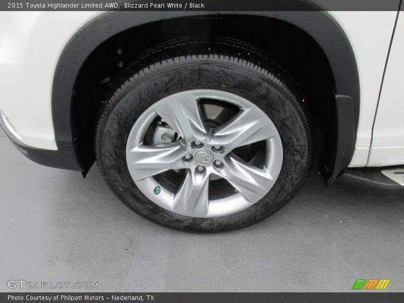 Blizzard Pearl White / Black 2015 Toyota Highlander Limited AWD