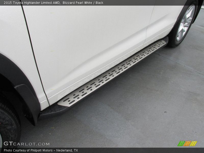 Blizzard Pearl White / Black 2015 Toyota Highlander Limited AWD