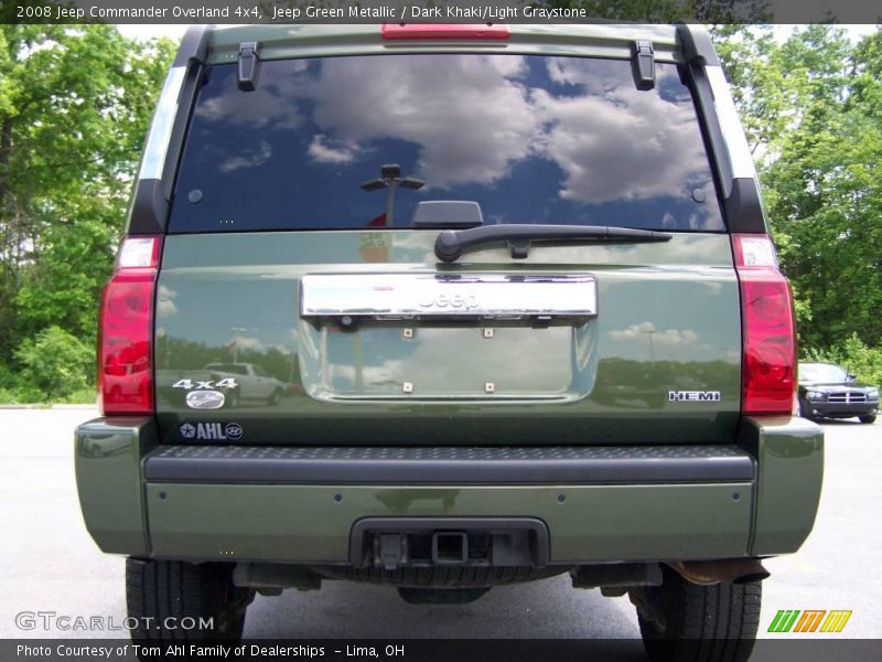 Jeep Green Metallic / Dark Khaki/Light Graystone 2008 Jeep Commander Overland 4x4