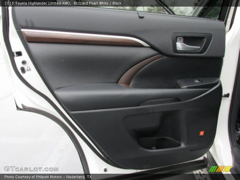 Blizzard Pearl White / Black 2015 Toyota Highlander Limited AWD