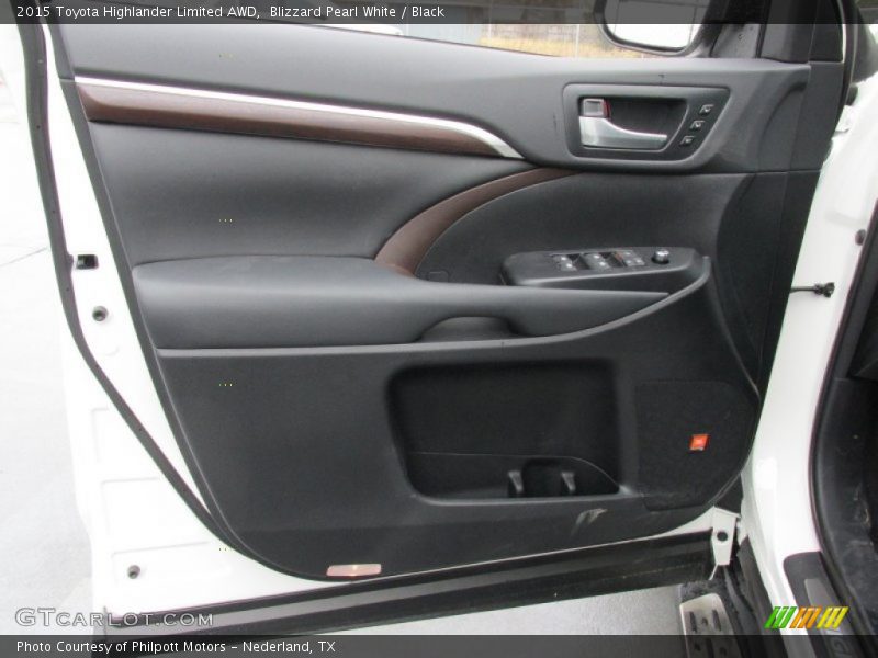 Blizzard Pearl White / Black 2015 Toyota Highlander Limited AWD