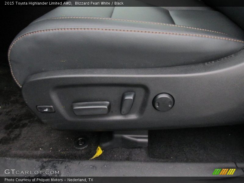 Blizzard Pearl White / Black 2015 Toyota Highlander Limited AWD