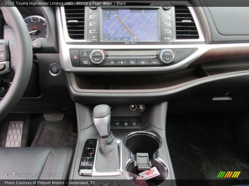 Blizzard Pearl White / Black 2015 Toyota Highlander Limited AWD