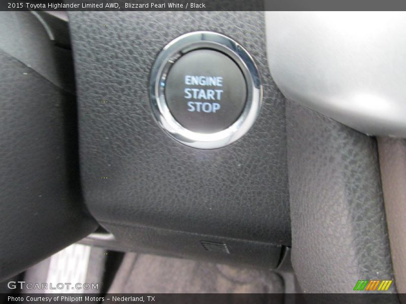 Blizzard Pearl White / Black 2015 Toyota Highlander Limited AWD