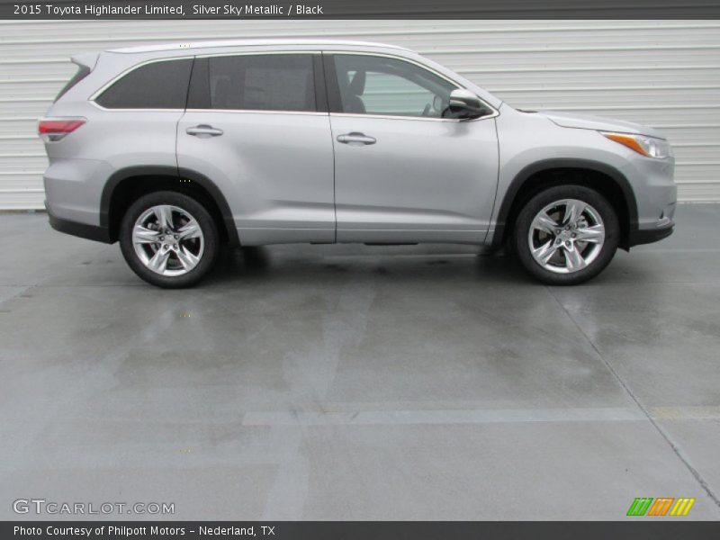  2015 Highlander Limited Silver Sky Metallic