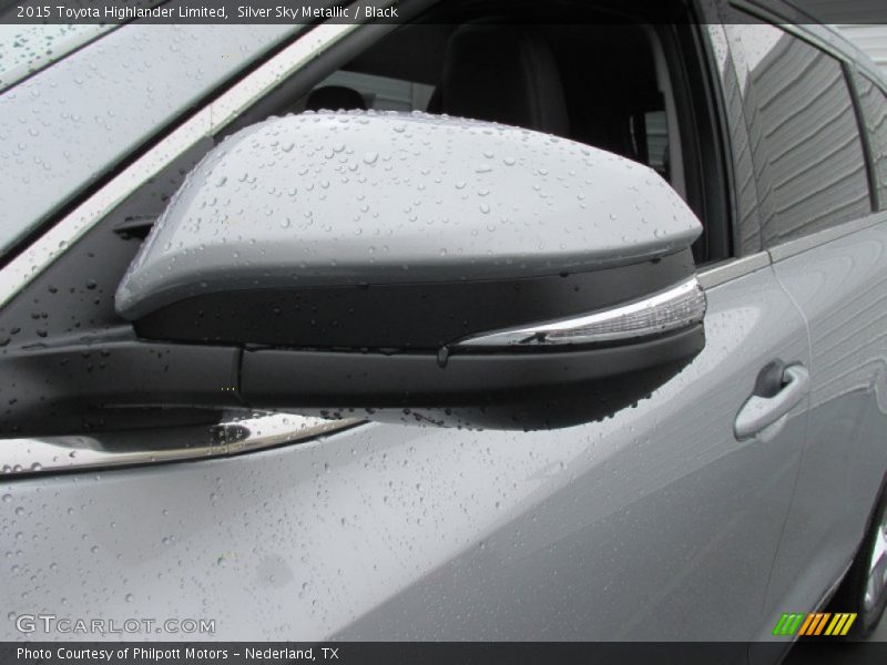 Silver Sky Metallic / Black 2015 Toyota Highlander Limited