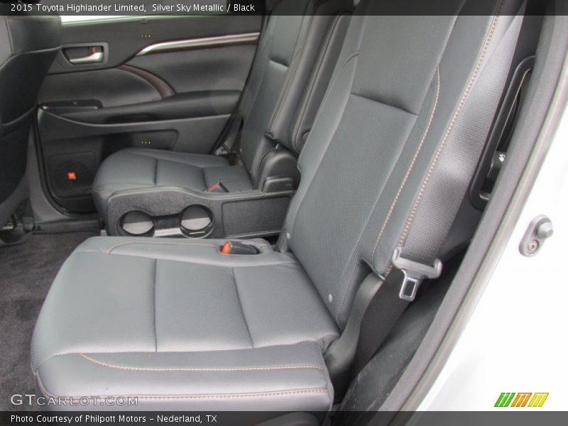 Silver Sky Metallic / Black 2015 Toyota Highlander Limited
