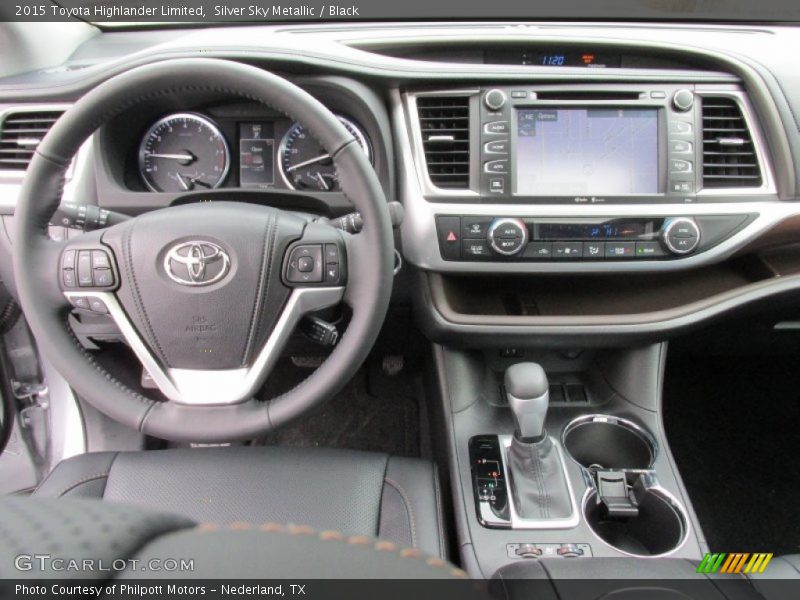 Dashboard of 2015 Highlander Limited