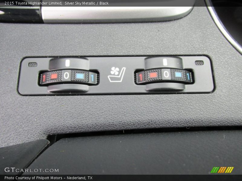 Controls of 2015 Highlander Limited