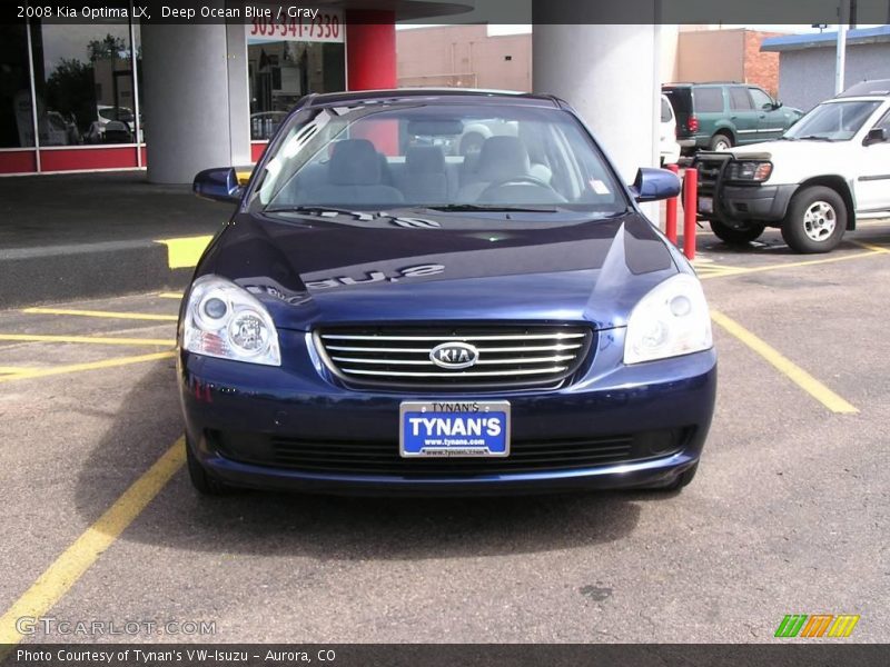Deep Ocean Blue / Gray 2008 Kia Optima LX